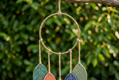 Colorfall Five-Leaf Garden Wind Chime