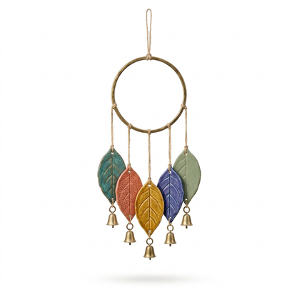 Colorfall Five-Leaf Garden Wind Chime