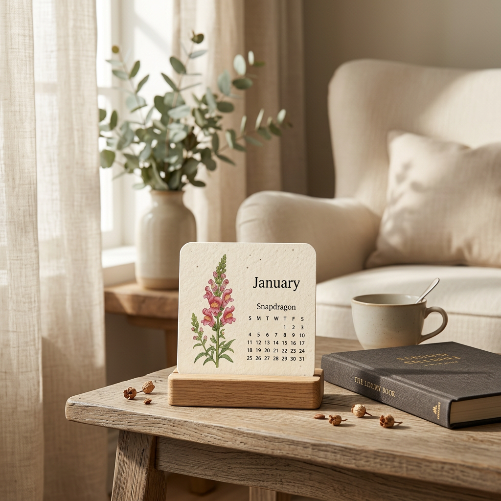 🍀🍀Grow Something Beautiful 2027 Plantable Flower Seed Calendar – zorelliz